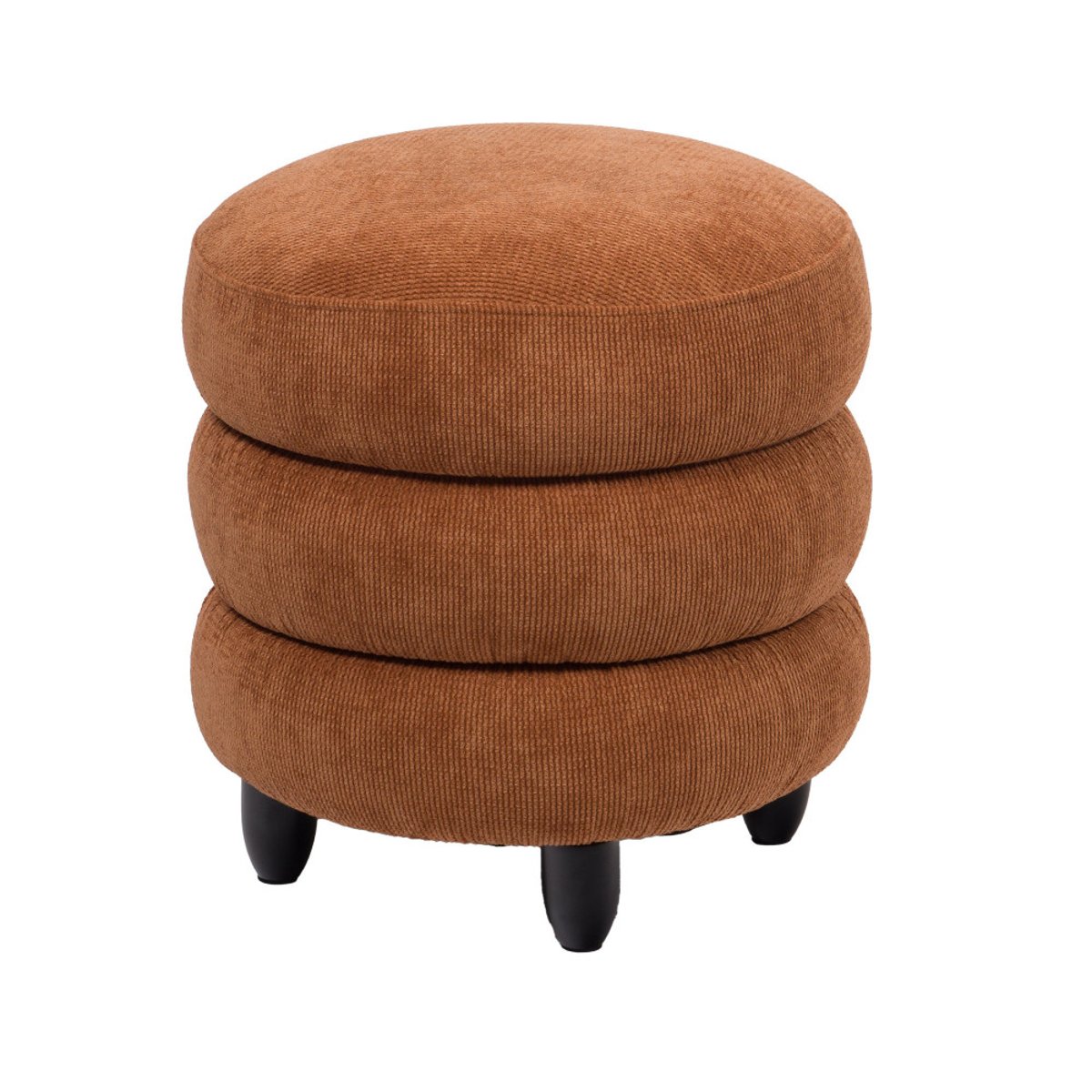 Pouf Nuage 42 cm orange, AMADEUS