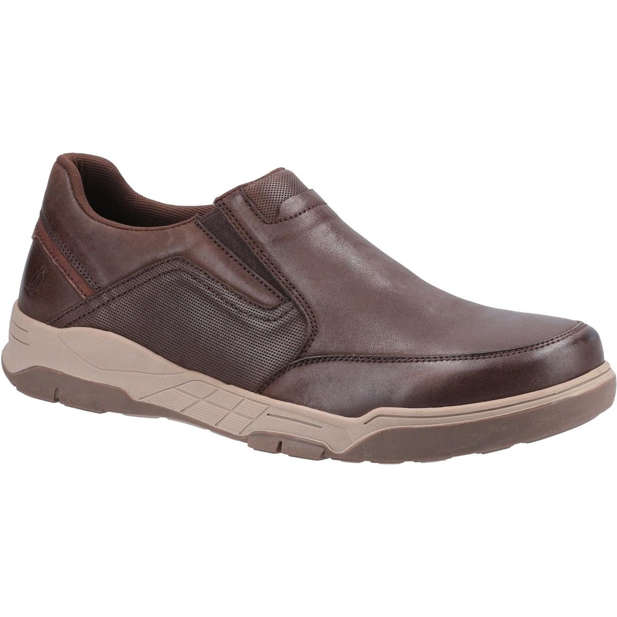Chaussures FLETCHER brun foncé, HUSH PUPPIES