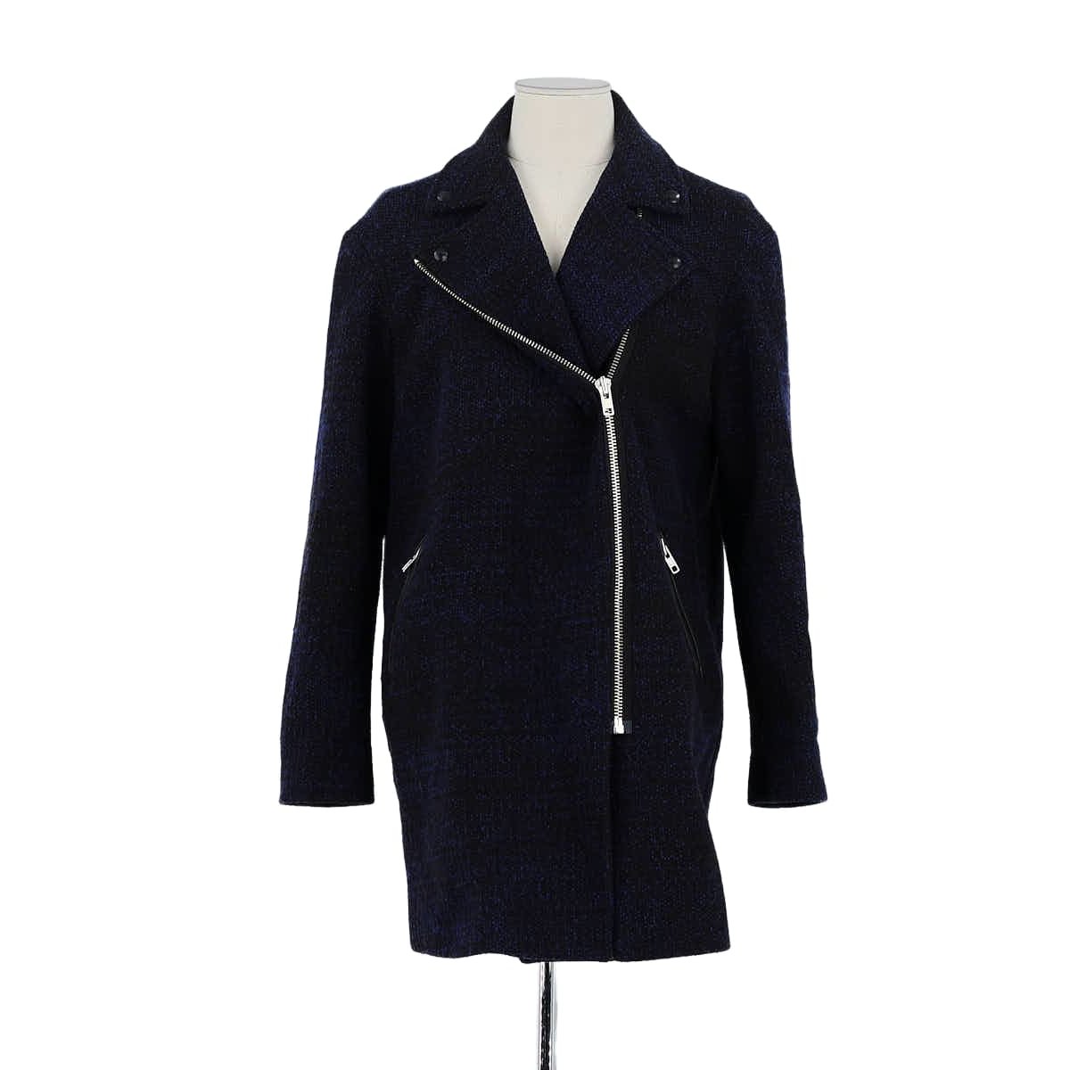 Manteau - Très Bon État marine, SANDRO