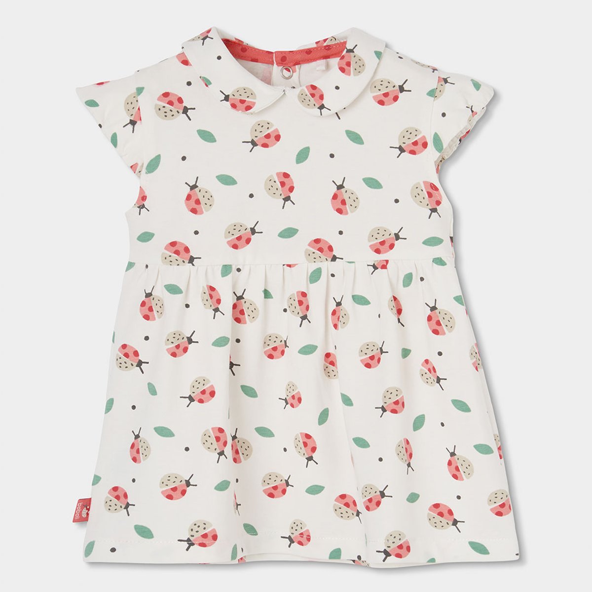 Robe bébé en maille avec imprimé multicolore, BOBOLI
