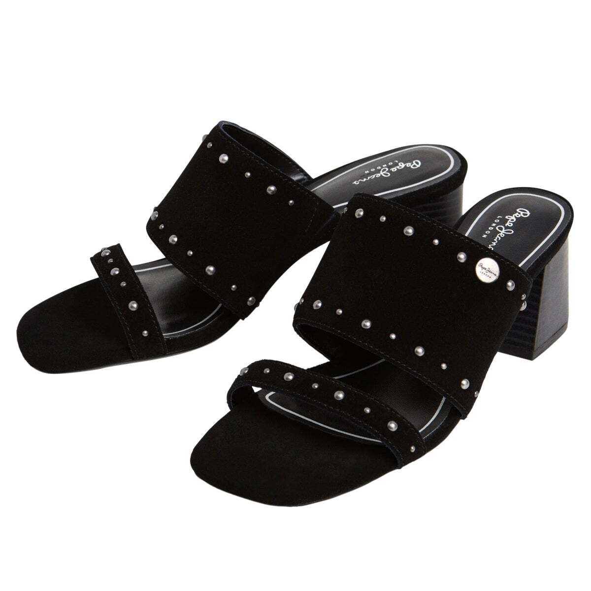 Mules En Daim noir, PEPE JEANS