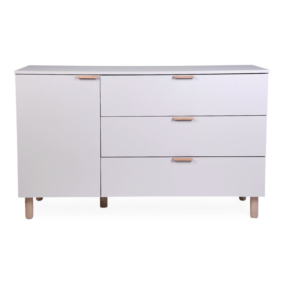 Commode à langer 3 tiroirs terre argile, CHILDHOME