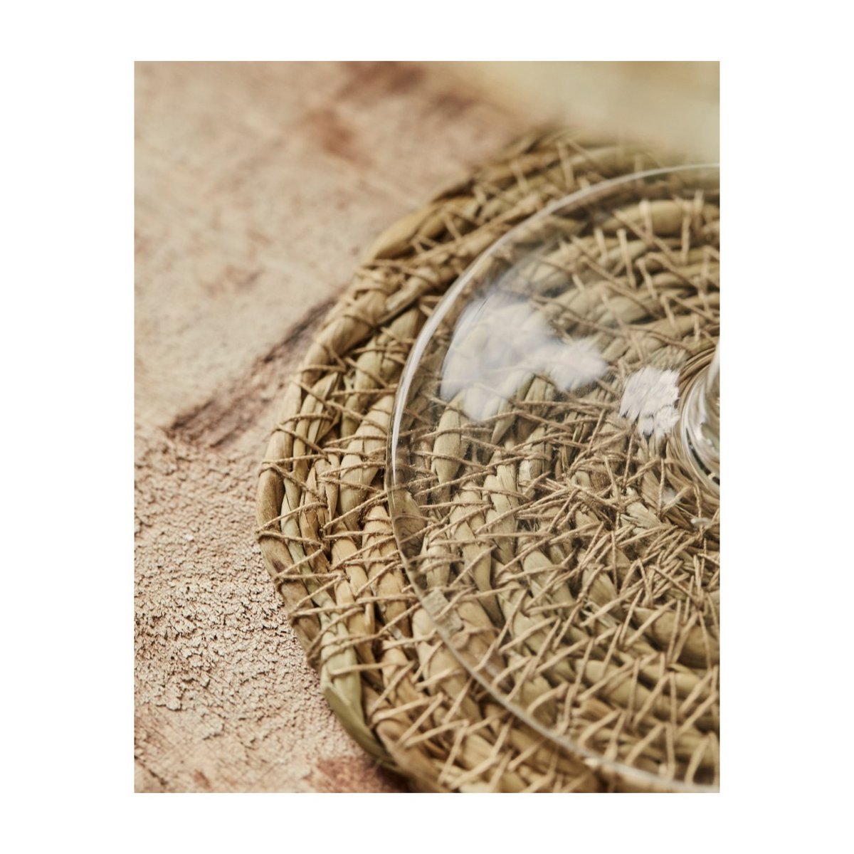 Sous-verres Coaster naturel, HOUSE DOCTOR