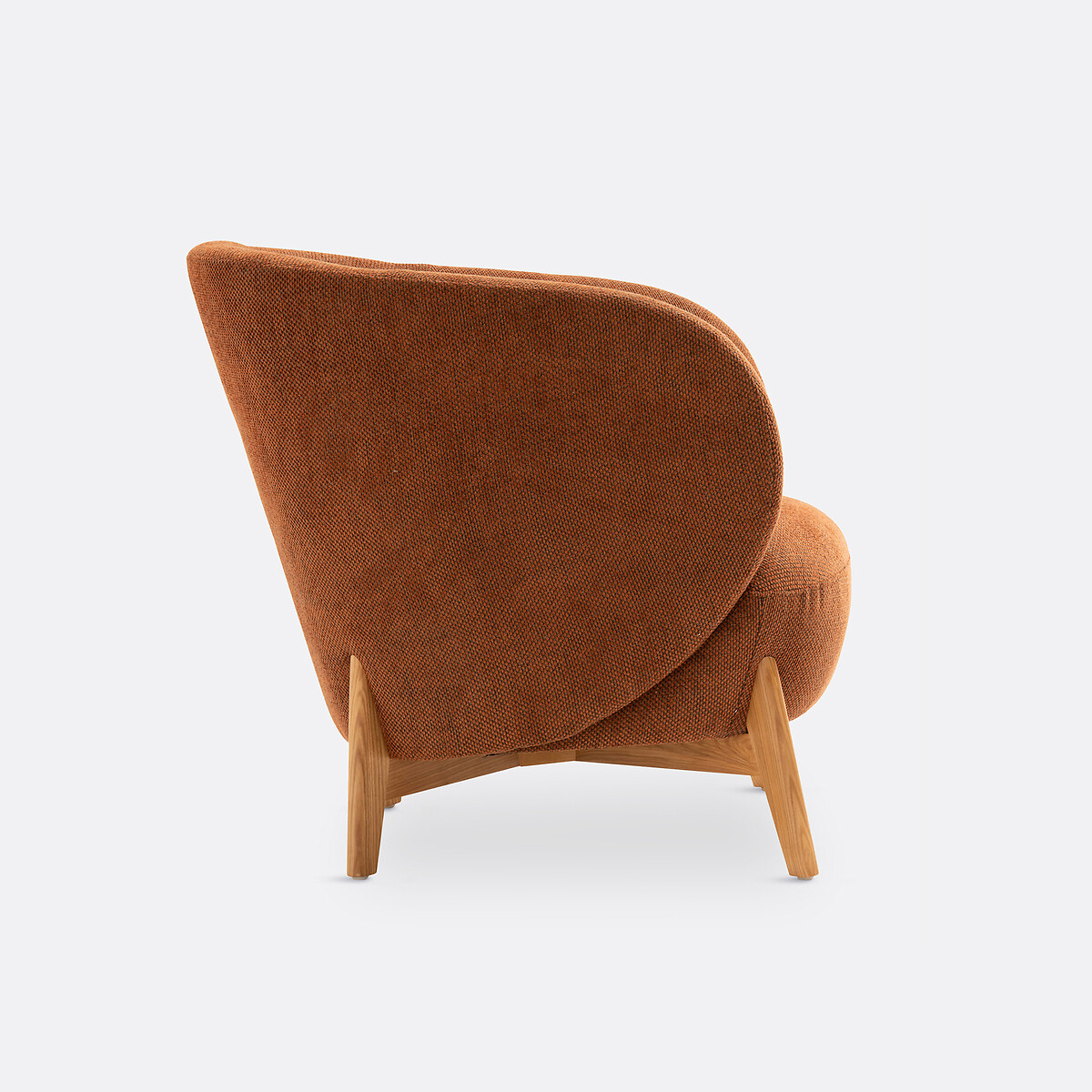 Fauteuil accoudoirs "oreilles", Lancy terracotta, LA REDOUTE INTERIEURS