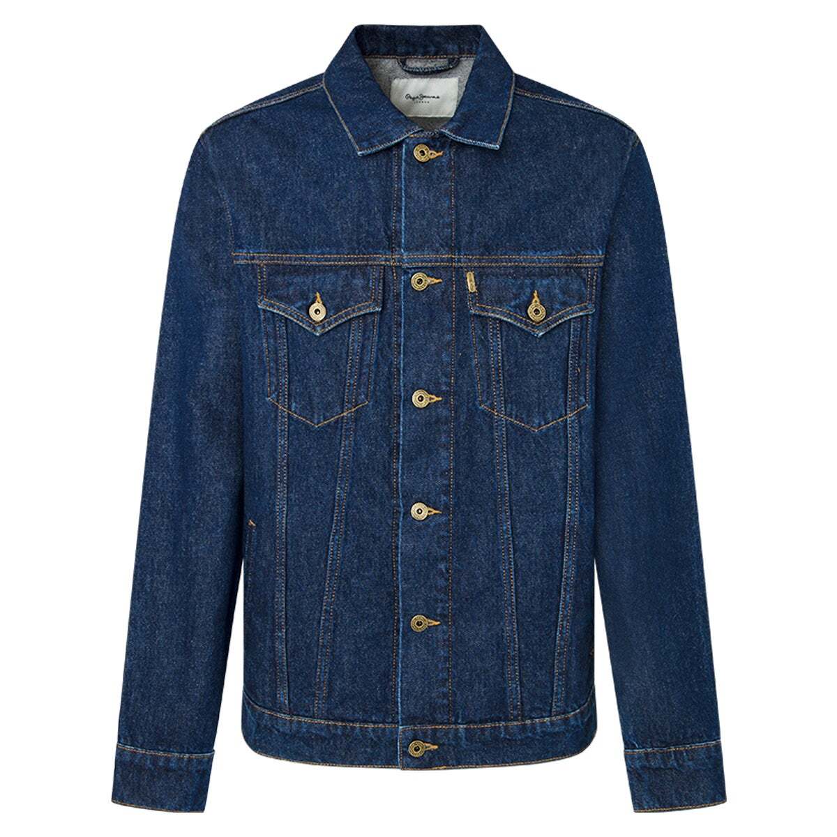 Veste Coupe Regular En Denim clean medium stone wash, PEPE JEANS