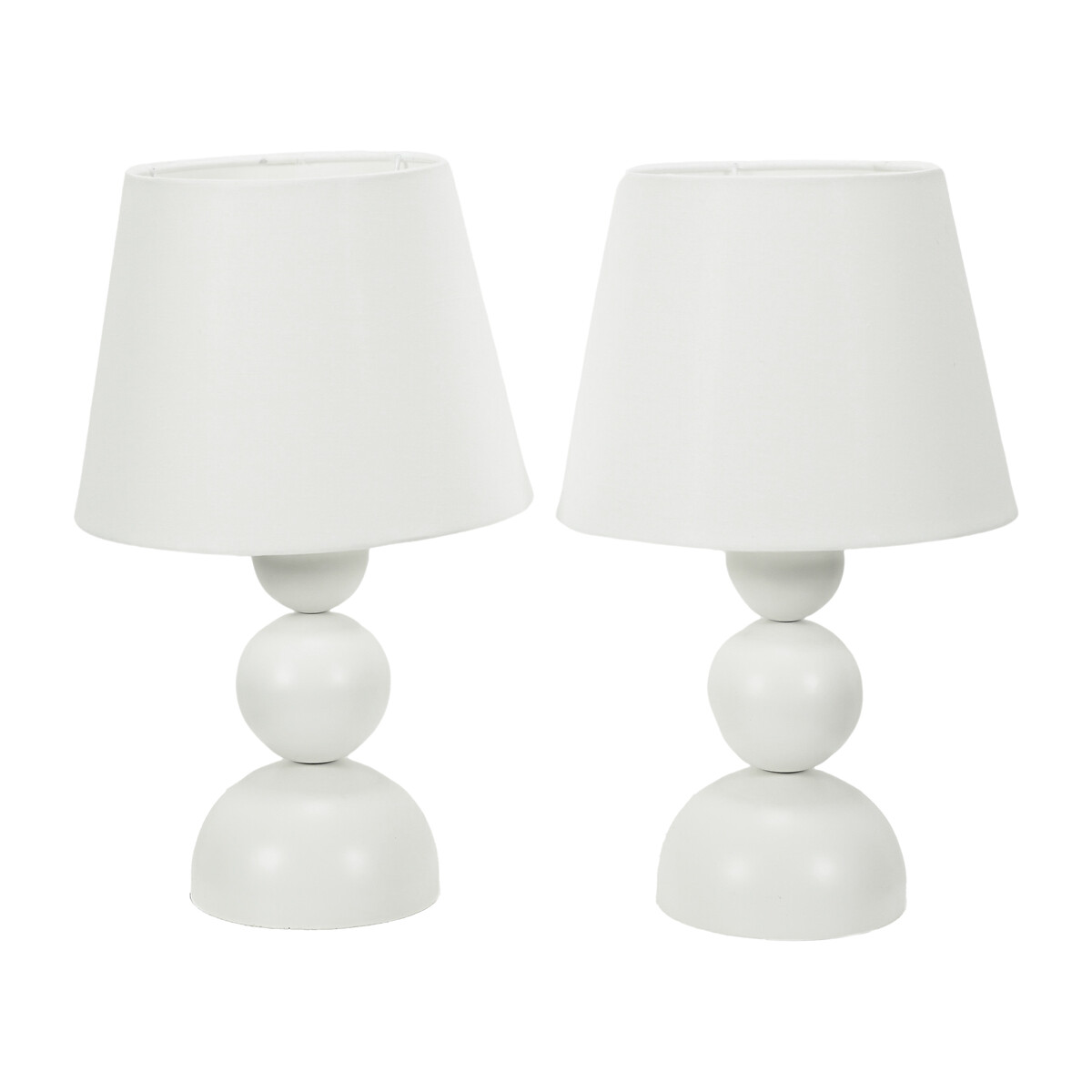 Set of 2 Wendi Touch Table Lamps in Cream cream, SO'HOME