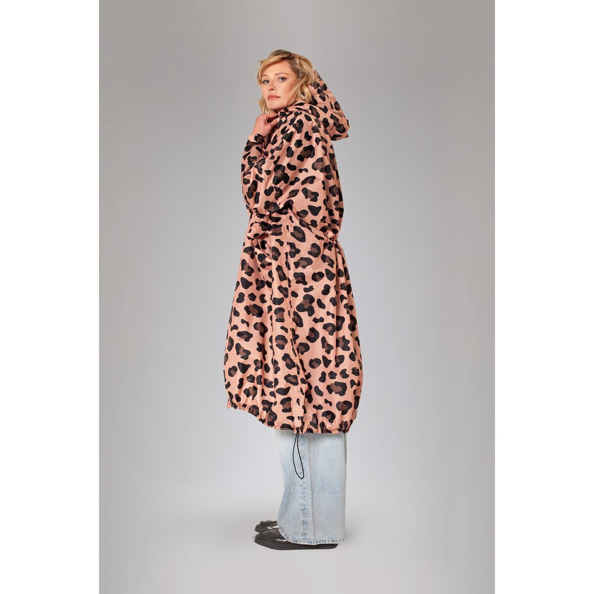 Manteau de pluie imperméable PINK PANTHER rose léopard, RAINKISS