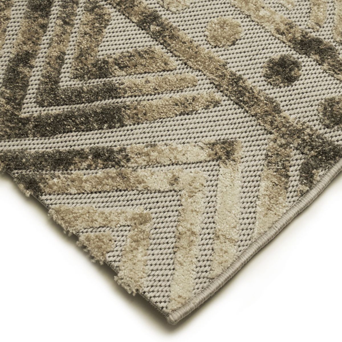 Tapis moderne pour intérieur-extérieur    DEHORS-DEDANS AFRIKA gris, THE DECO FACTORY