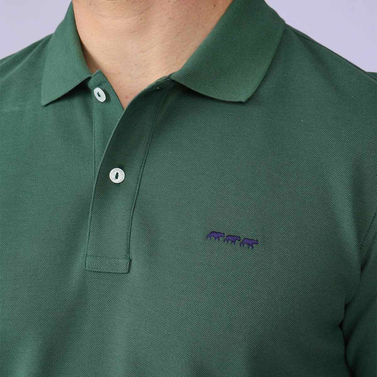 Polo Collin vert, MISE AU GREEN