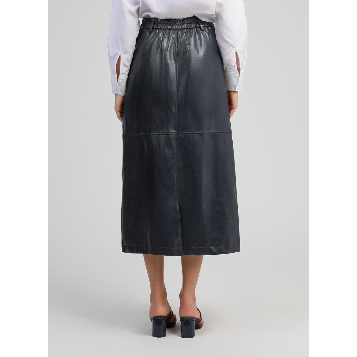 Jupe Midi JOUKI marine, AN'GE
