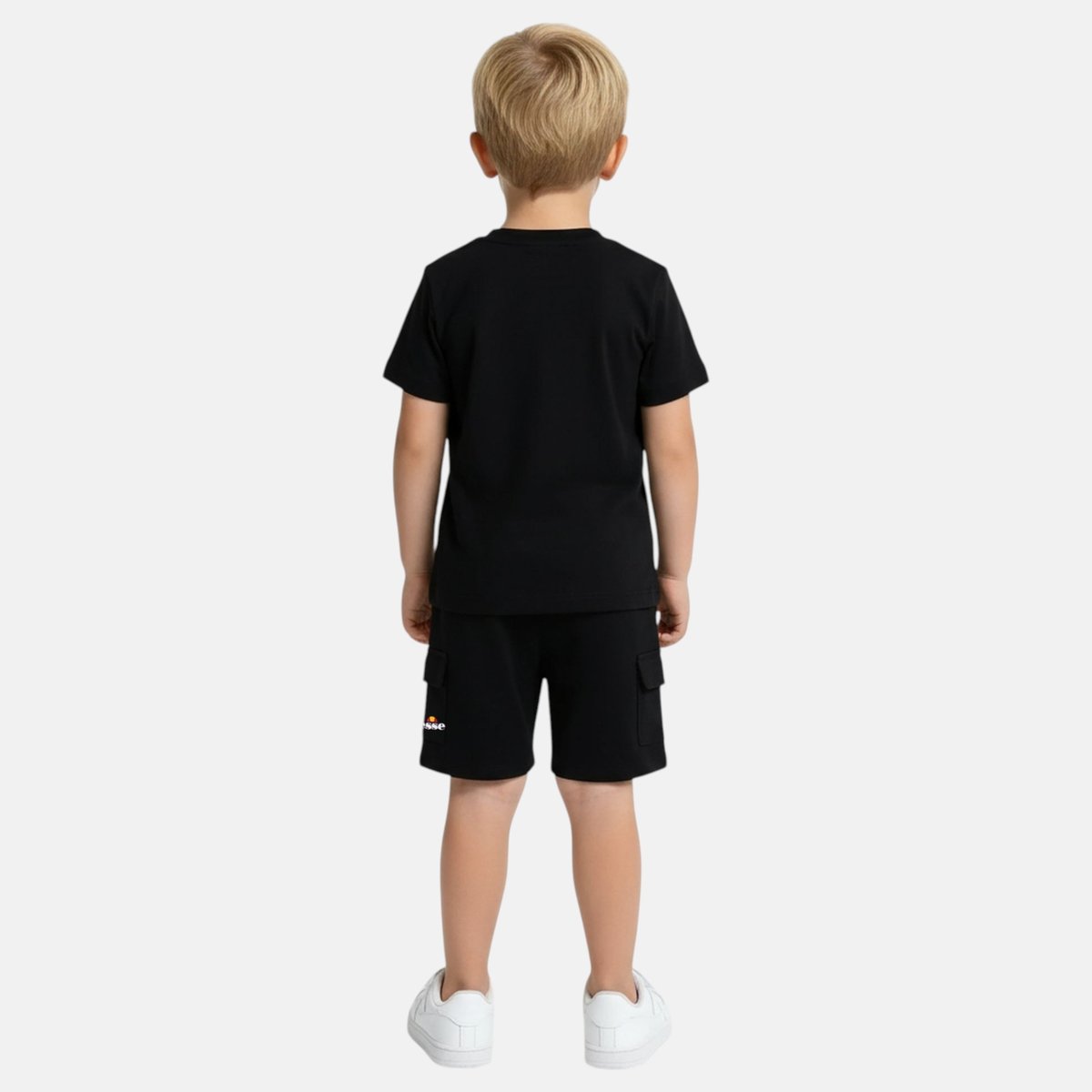 Ensemble t-shirt manches courtes et short SUMMER CAMP noir, ELLESSE