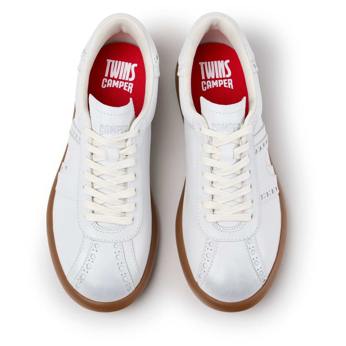 Baskets Pelotas Soller Smooth Leather blanc naturel 003, CAMPER