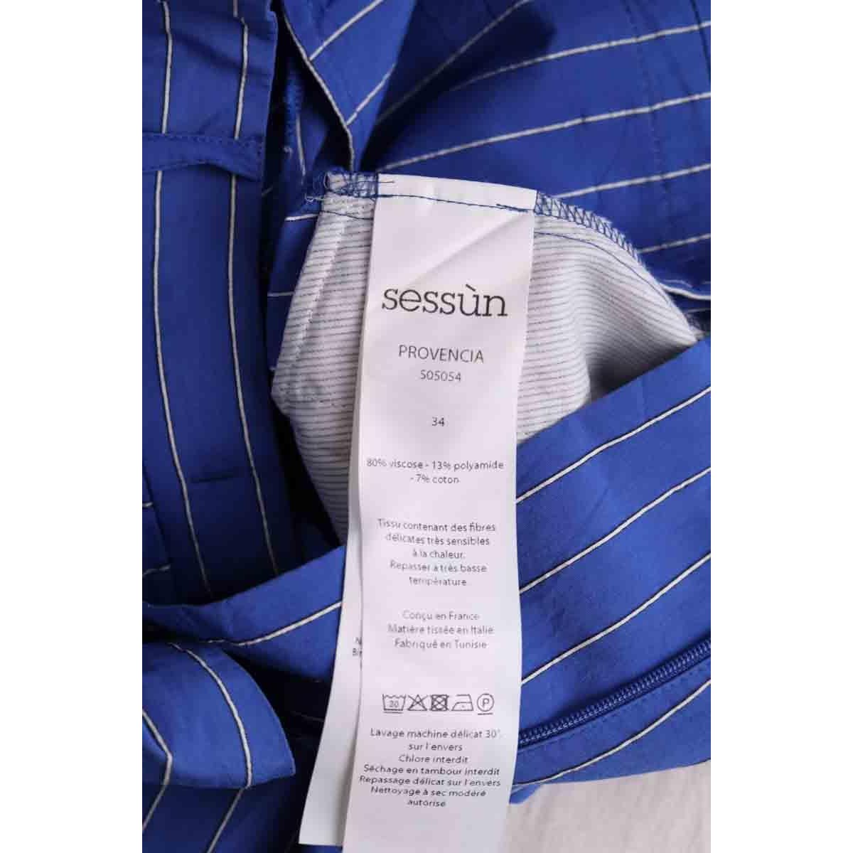Pantalon large - Très Bon État bleu, SESSUN