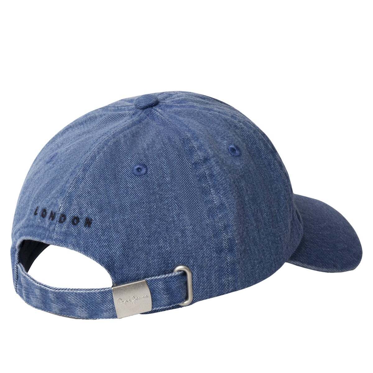 Casquette En Sergé Avec Logo Brodé bleu clair, PEPE JEANS