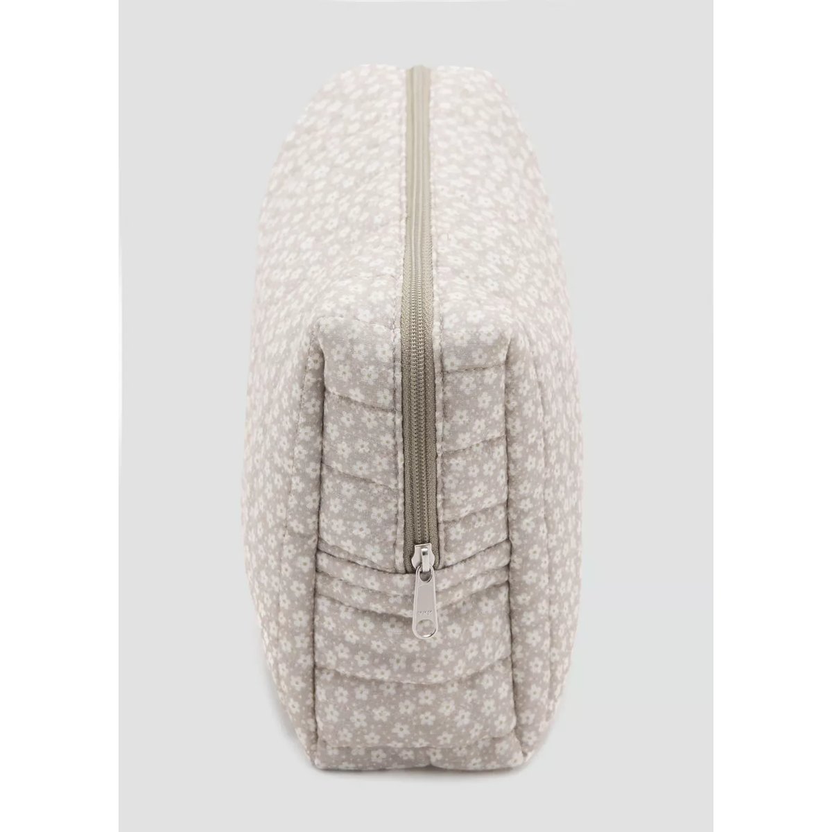 Trousse de toilette imprimée en coton marron moyen, MANGO BABY