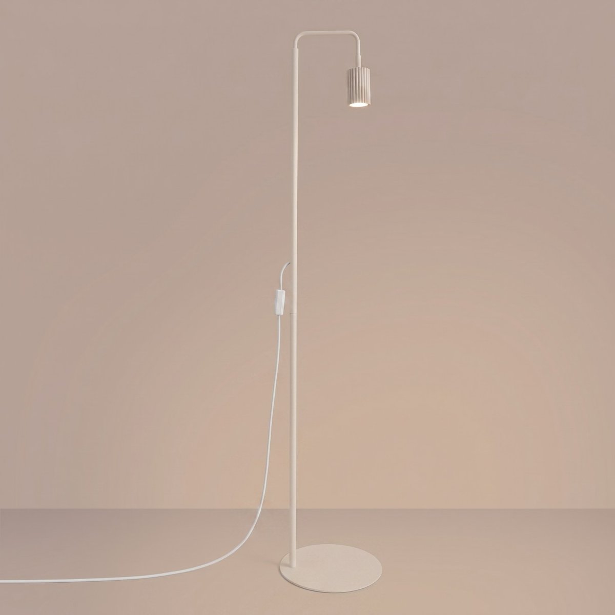 Lampadaire Aluminium Beige GU10 1 KARBON beige, EDEN