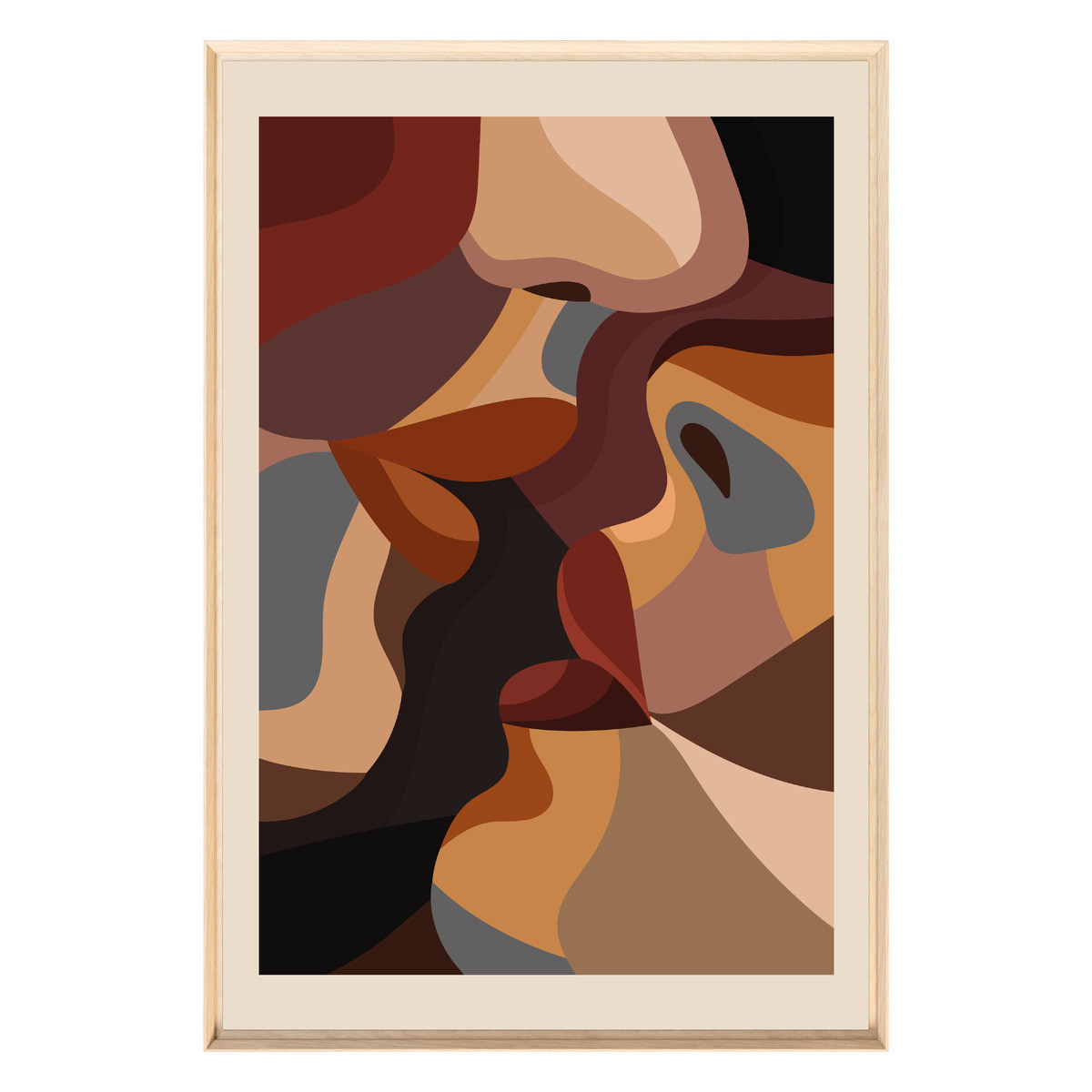 Tableau Mural Encadré Visages Abstraits ABSTRAIT tableaux encadrés, CEANOTHE