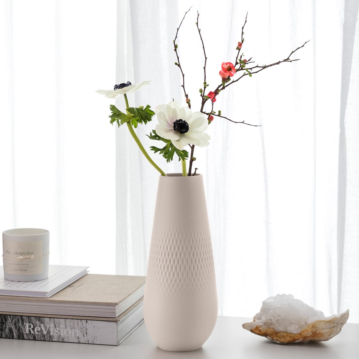 Vase Carré Haut MANUFACTURE beige, VILLEROY & BOCH