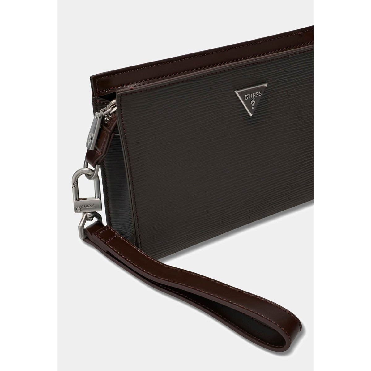 Sac Bandoulière Milano marron foncé, GUESS