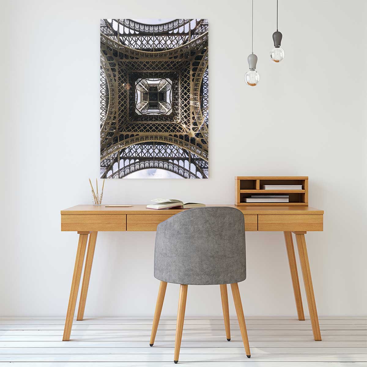 Tableau eiffel et son fer tableau alu dibond, HEXOA