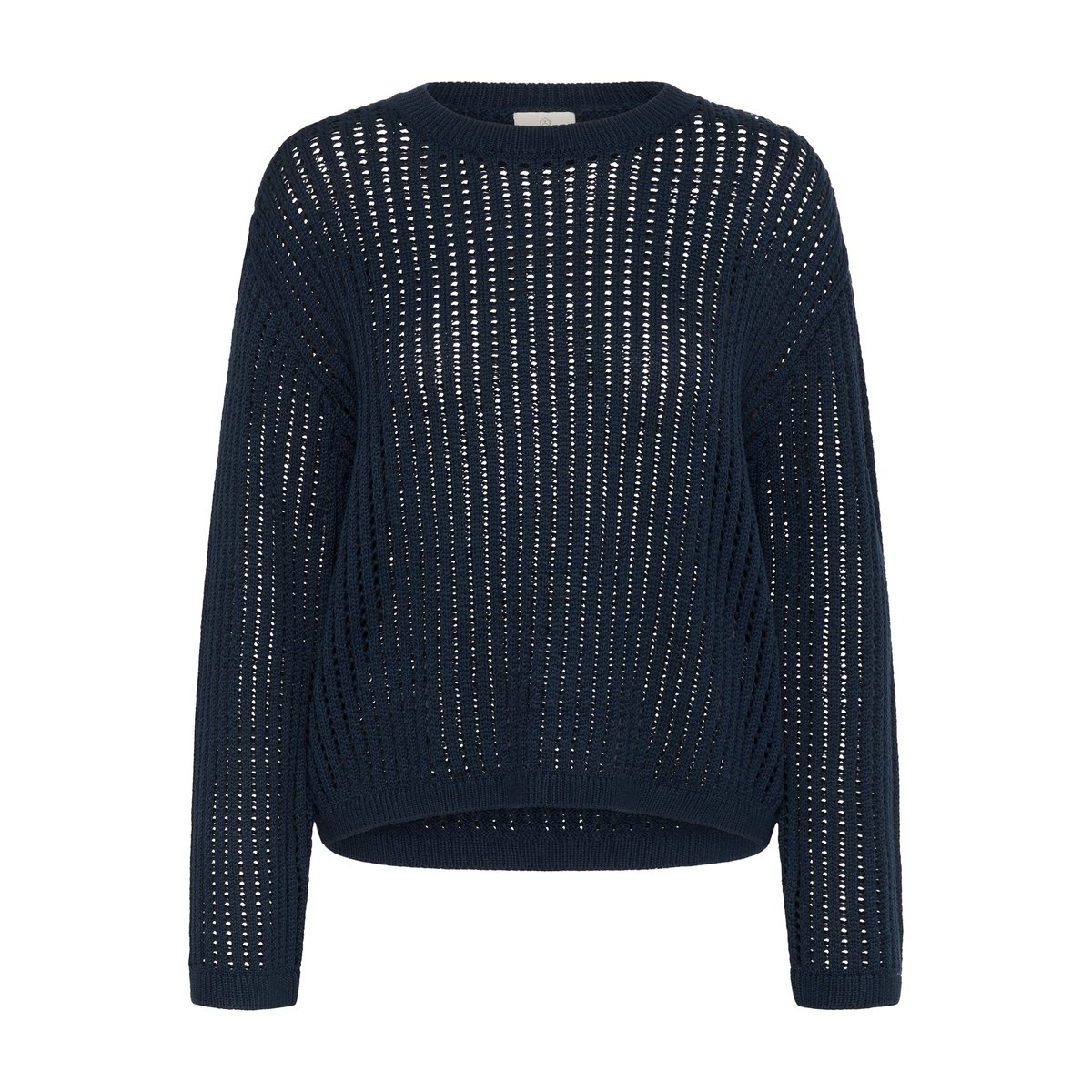 Knitted pullover bleu midnight marine, KAFFE