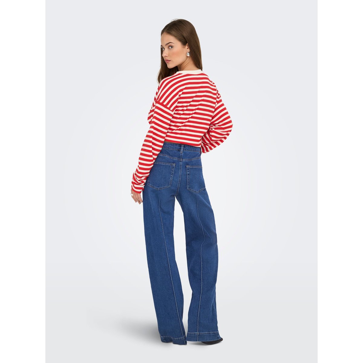 Jean À Jambe Large medium blue denim, ONLY