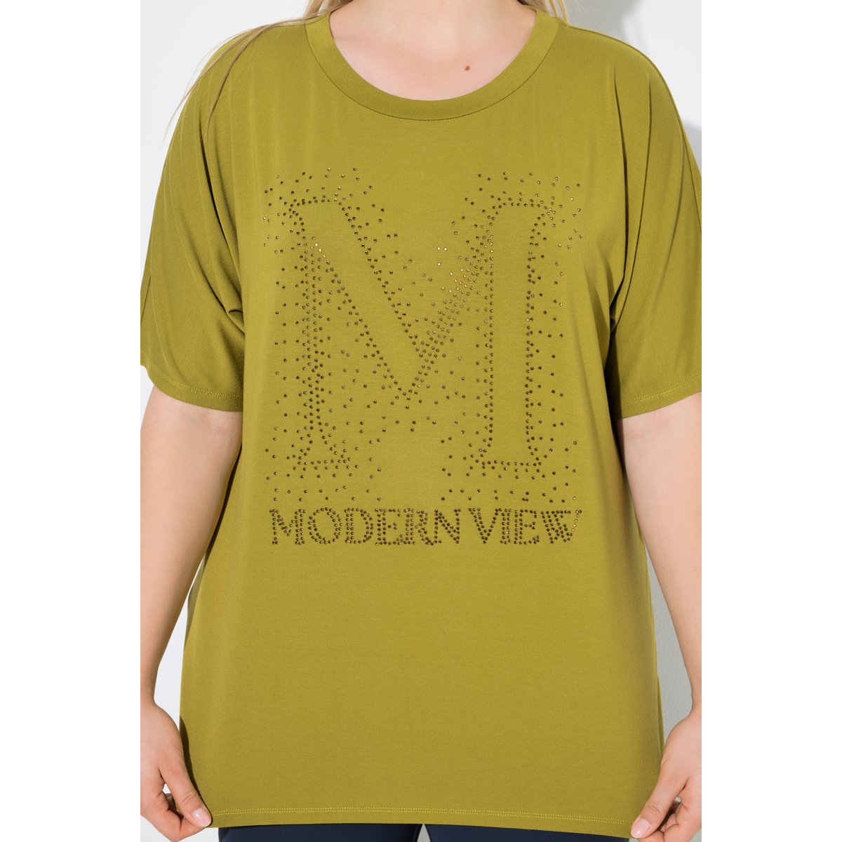 T-shirt oversize jaune moutarde, ULLA POPKEN