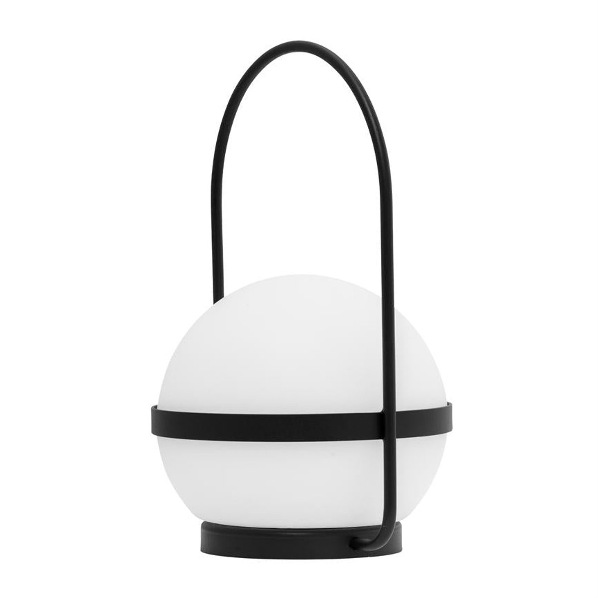 Lanterne solaire en métal noir SUMMER blanc, DYBERG LARSEN
