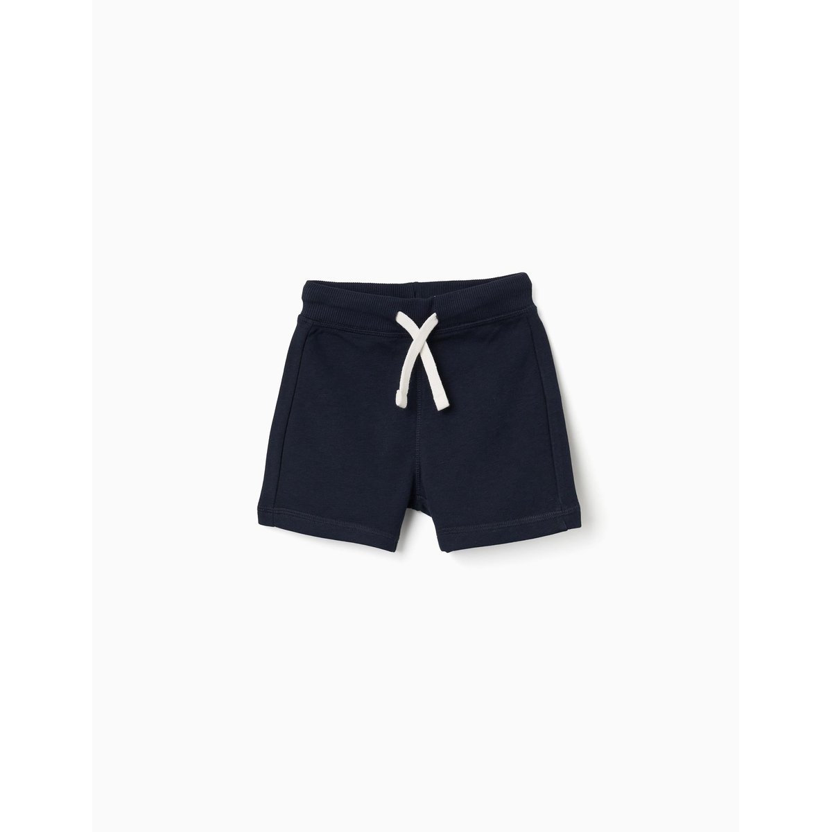 Short en molleton avec cordon de serrage bleu foncé, ZIPPY