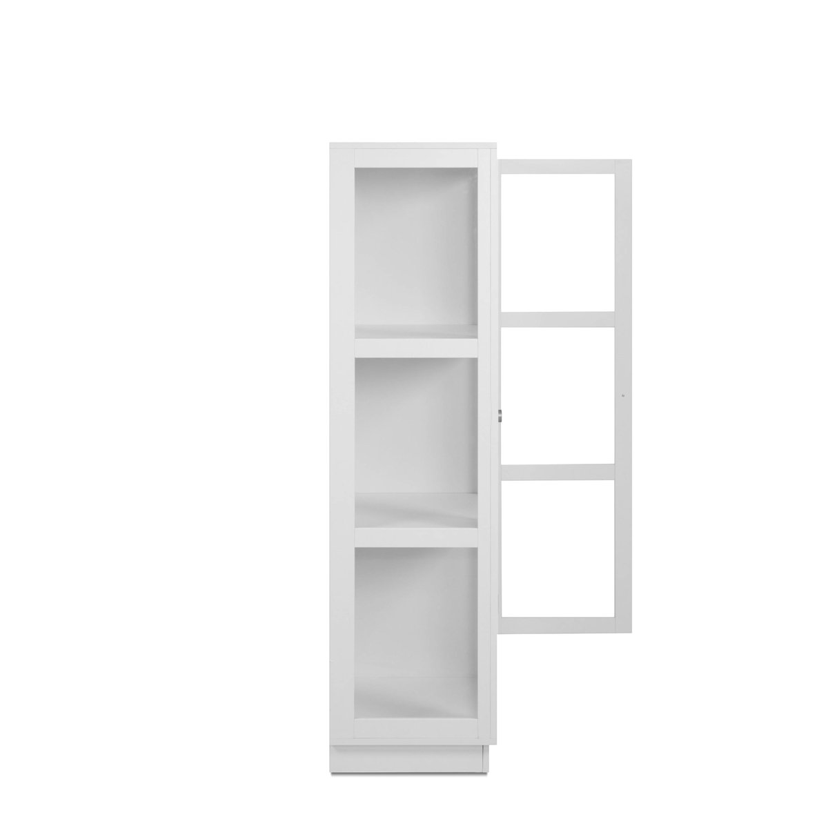 Armoire vitrée blanche 2 portes RAVEN blanc, PIER IMPORT