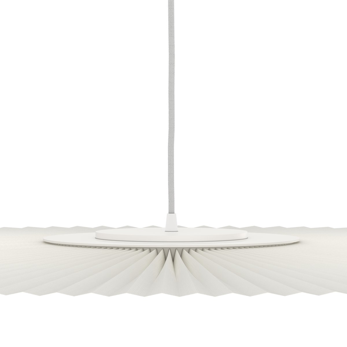 Suspension plafonnier plissée 120 cm, CARMEN blanc, HARTO