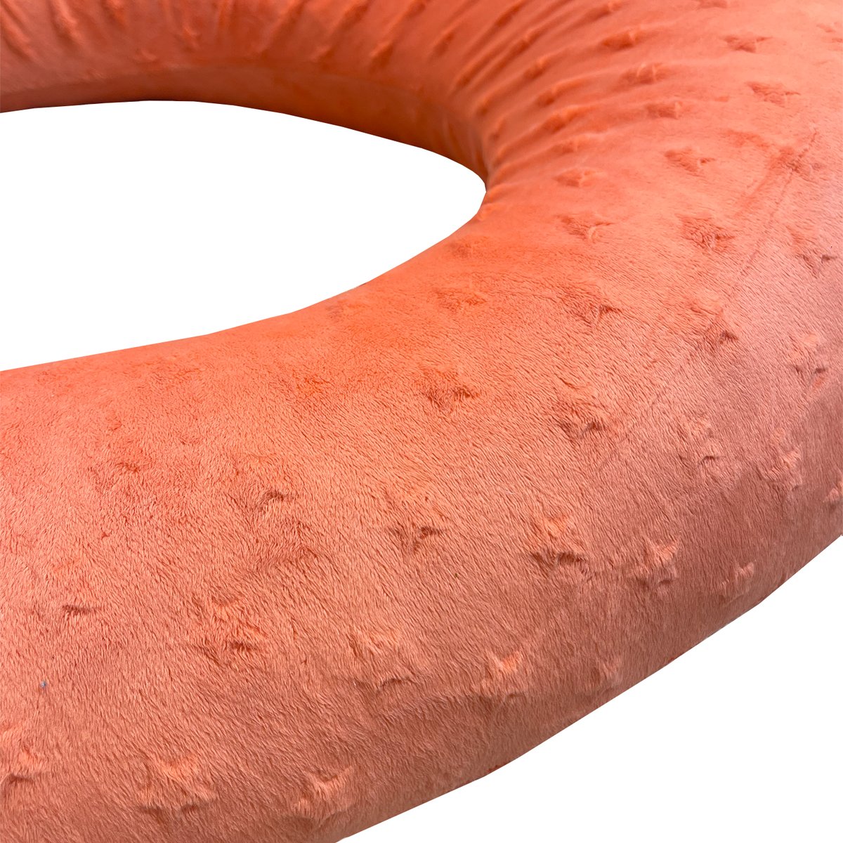 Coussin d'allaitement étoiles XL - 205 cm corail, PREMIERS MOMENTS