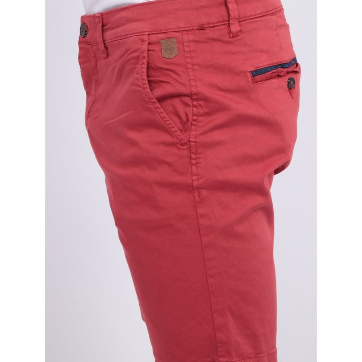 Bermuda Chino Slim Berkley rouge, RITCHIE