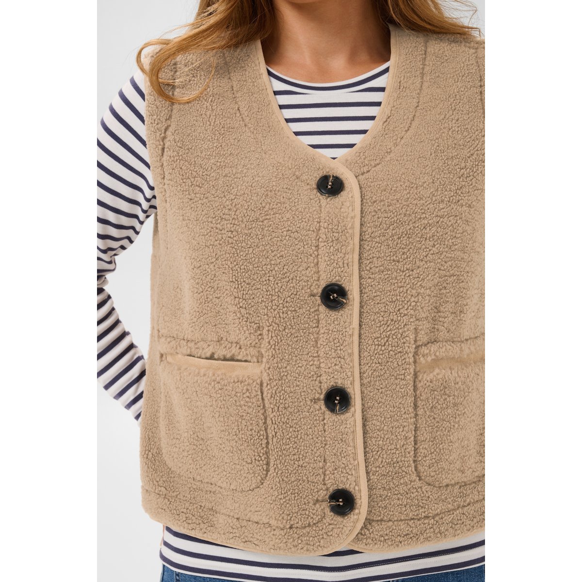 Manteau beige desert taupe, KAFFE