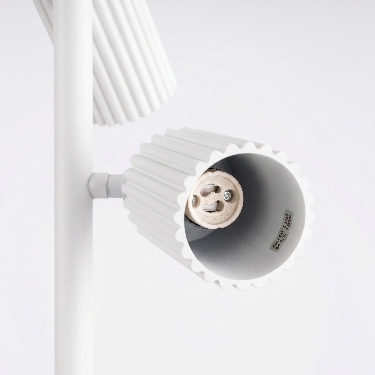 Lampadaire Aluminium Blanc GU10 3 KARBON blanc, EDEN