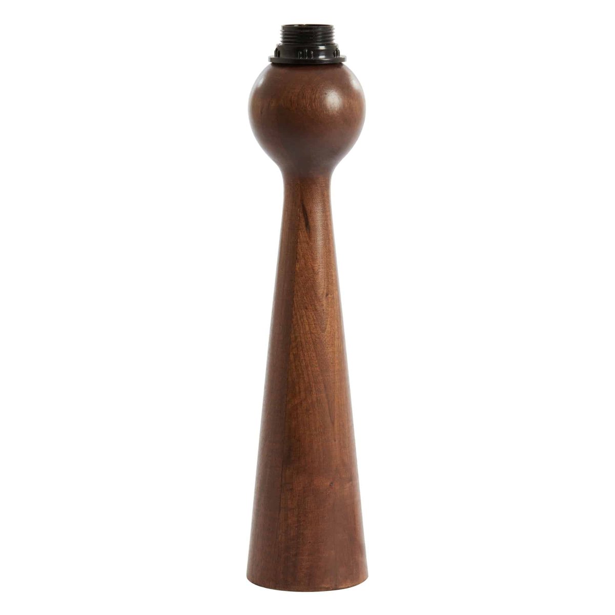 Base De La Lampe Bois FESTINA rouge-brun, LIGHT & LIVING