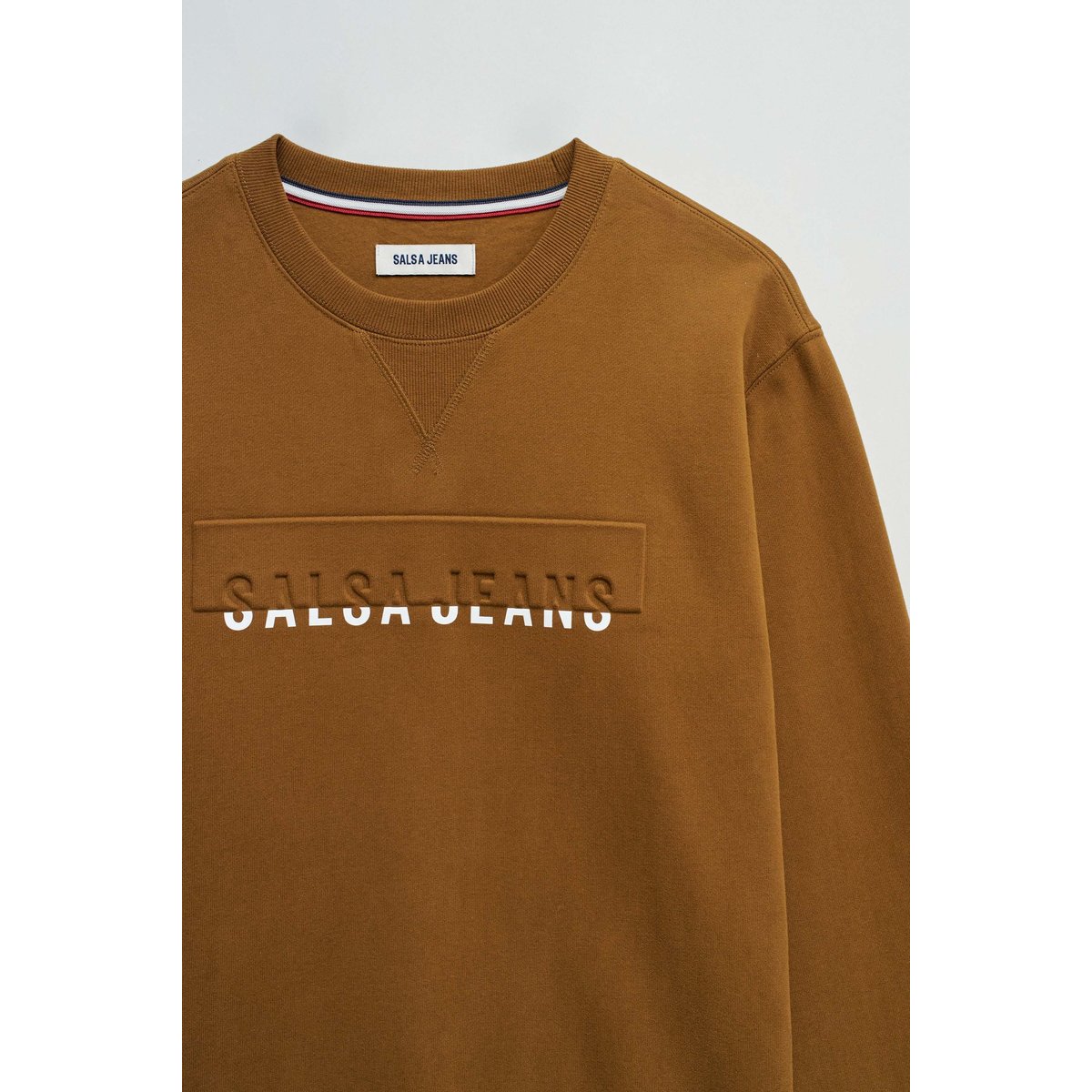 SWEATSHIRT AVEC BRANDING marron, SALSA JEANS