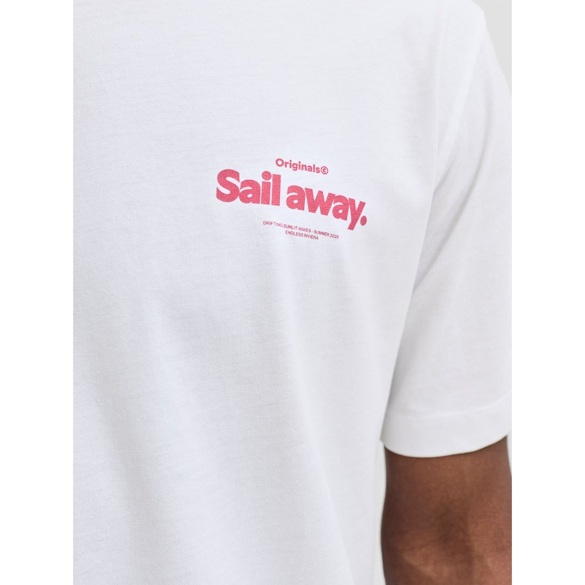 T-Shirt bright white, JACK & JONES