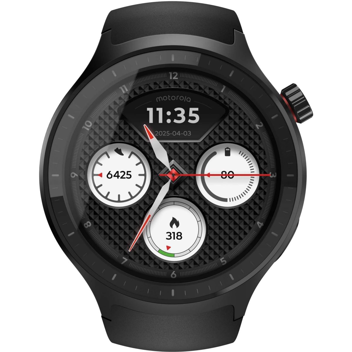 Smartphone Pack G77 5G 256Go Noir + Watch Motorola Noir couleur unique, MOTOROLA