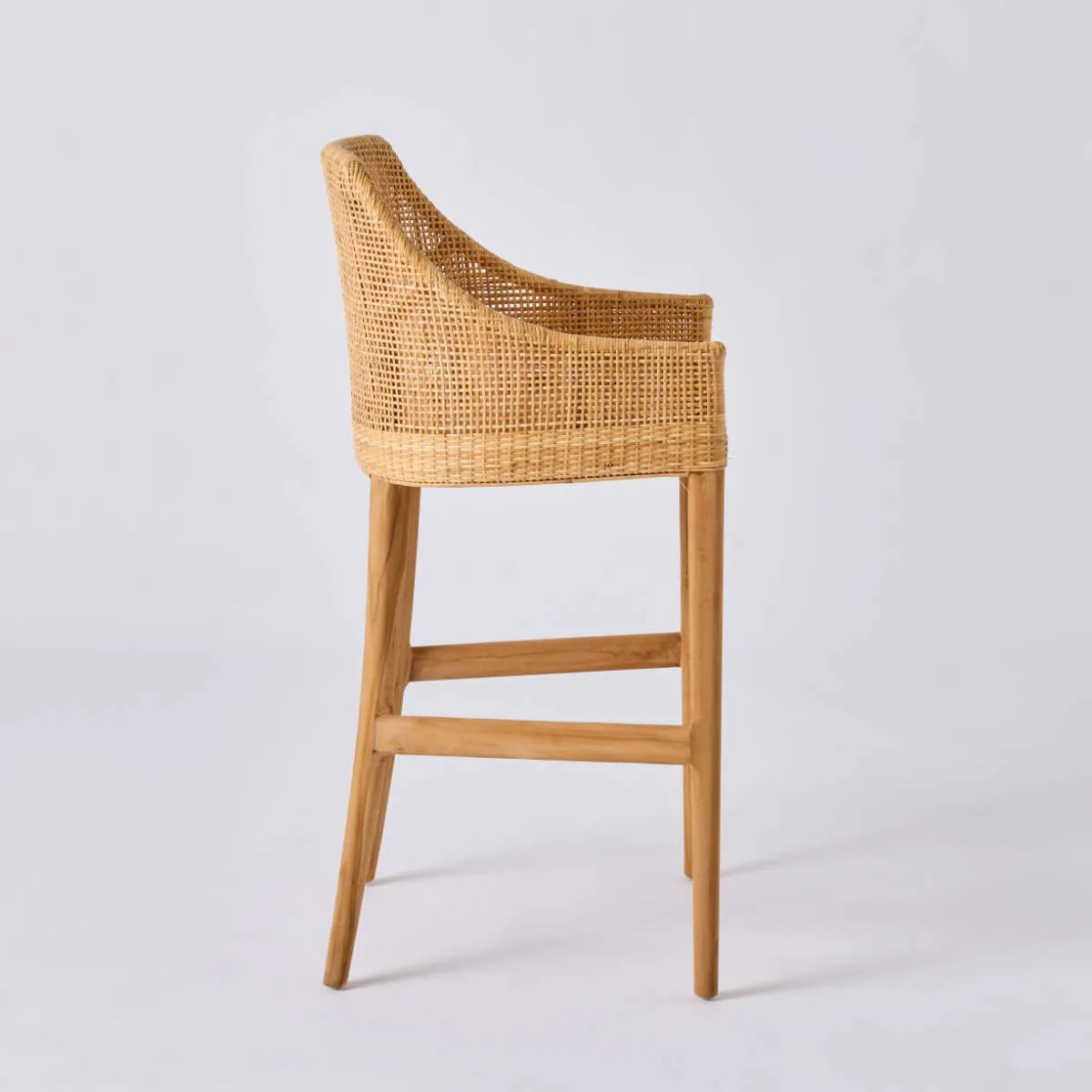 Tabouret de bar en rotin SAIGON rotin naturel, KOK