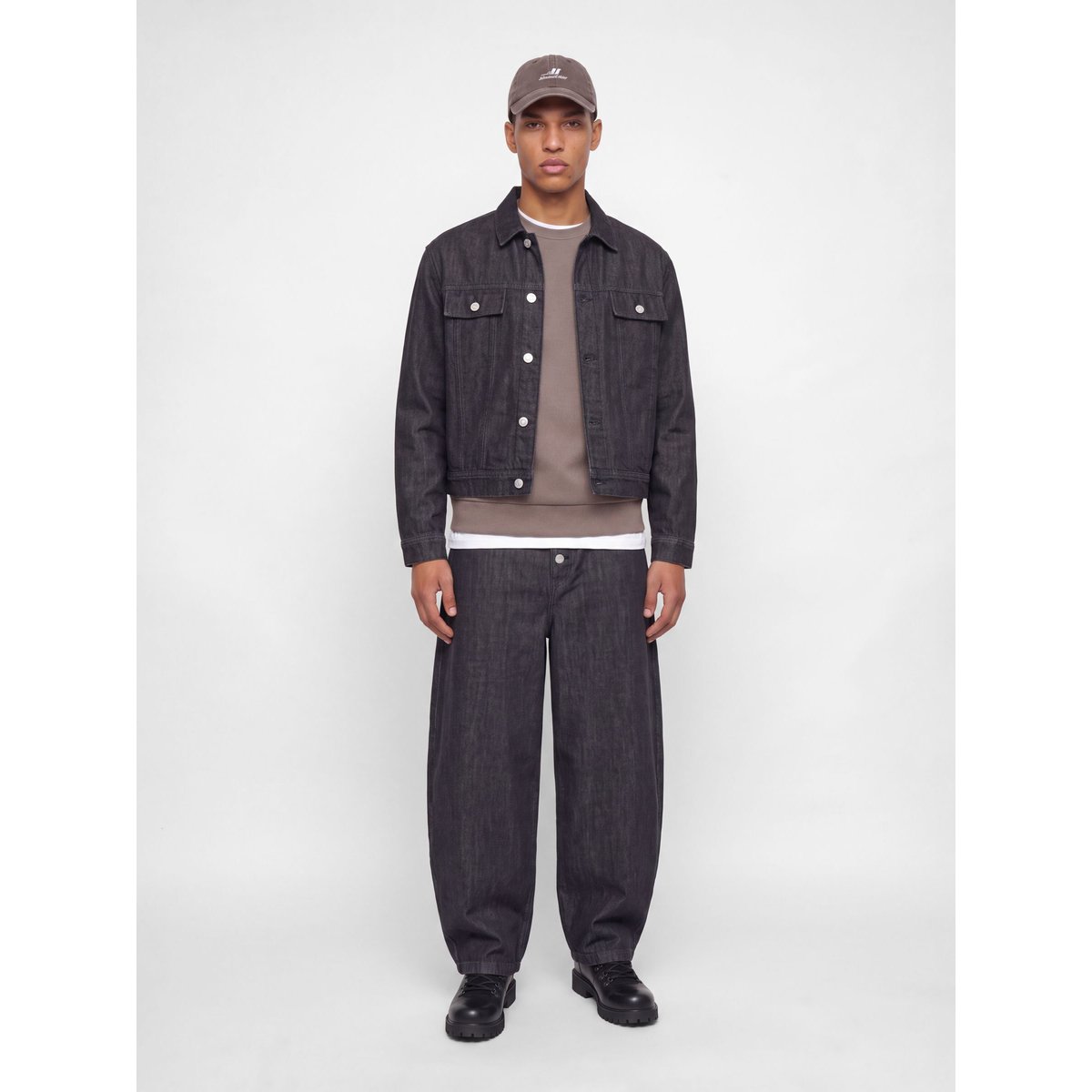 Jeans À Coupe Tonneau black denim 1, JACK & JONES