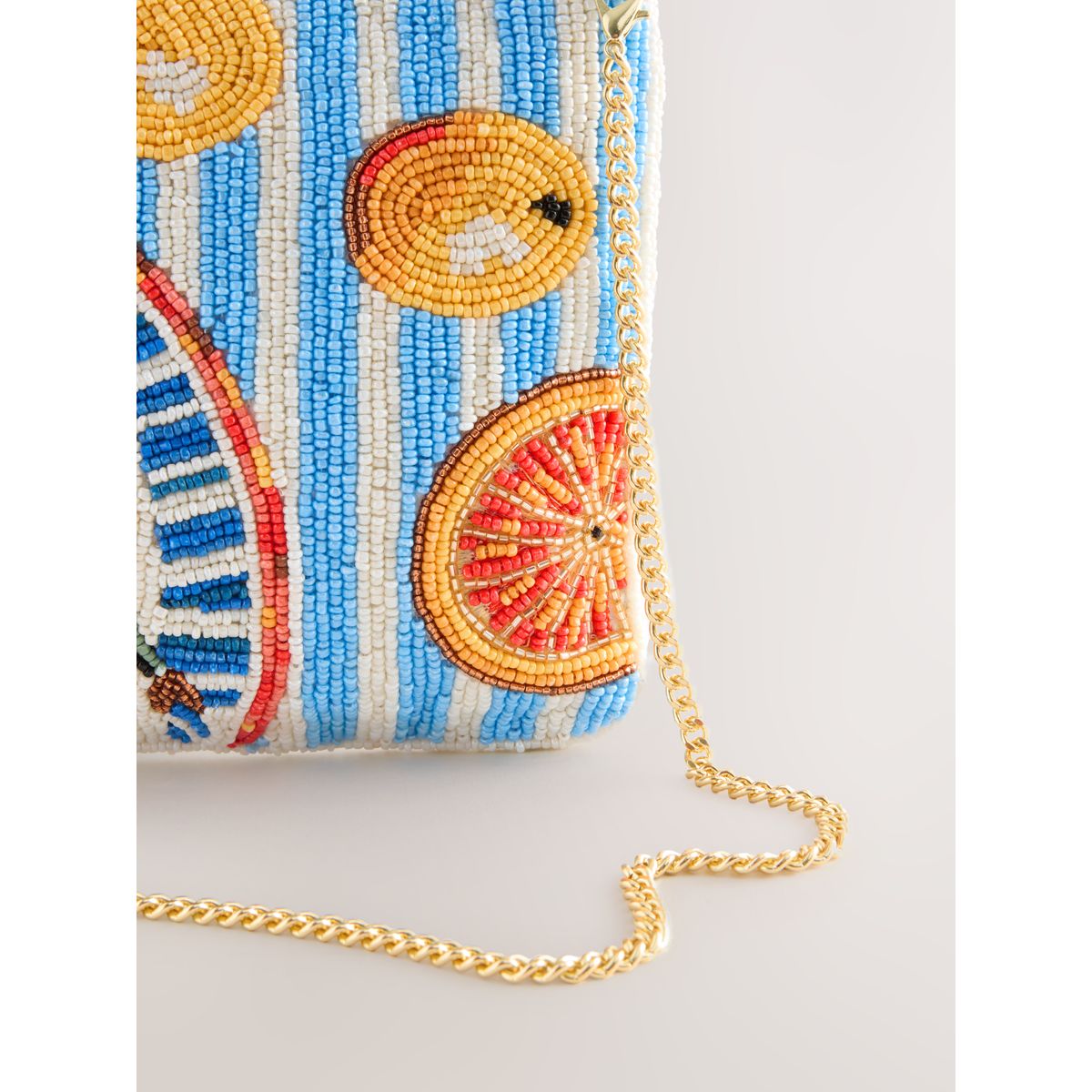 Pochette à ornements impression sardine, NEXT