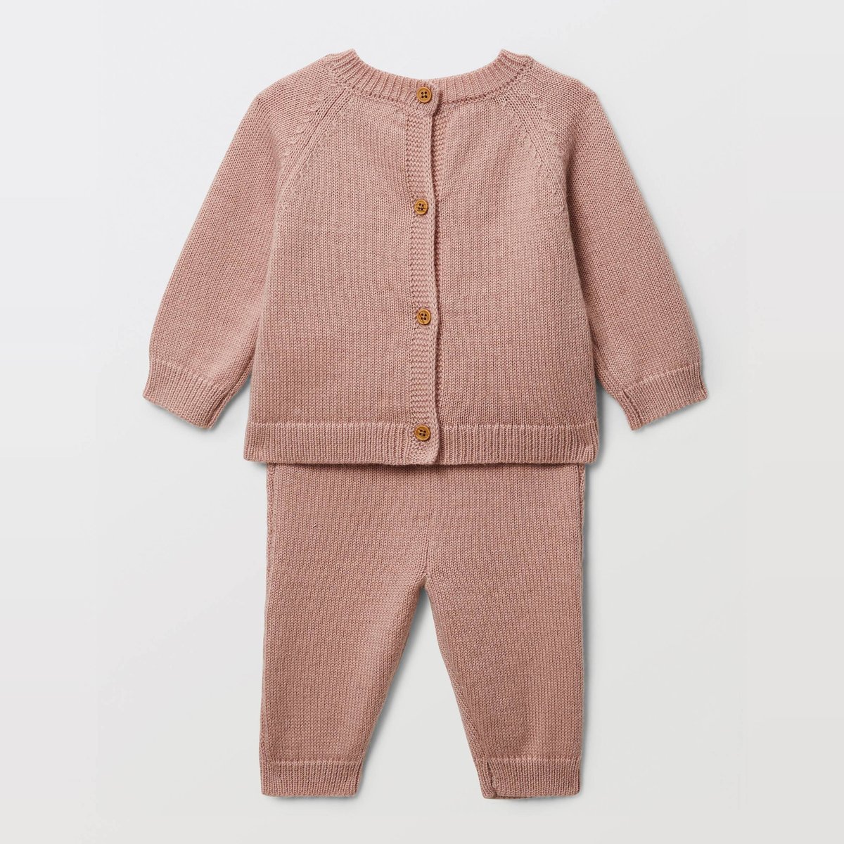 Ensemble pull et pantalon en tricot contenant de la laine misty, BOUT'CHOU