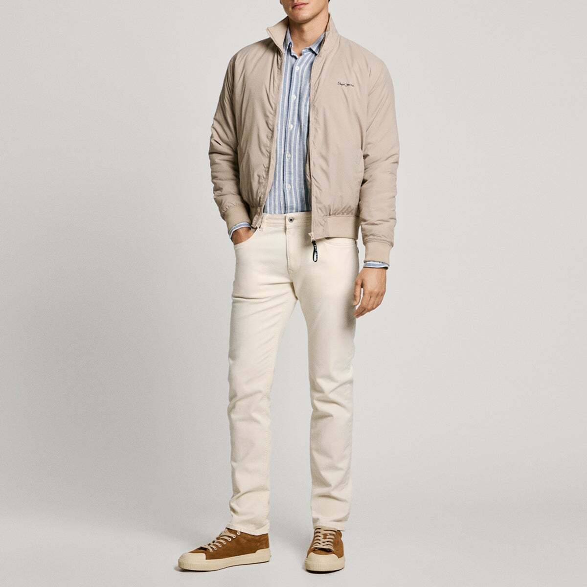 Blouson léger beige clair, PEPE JEANS