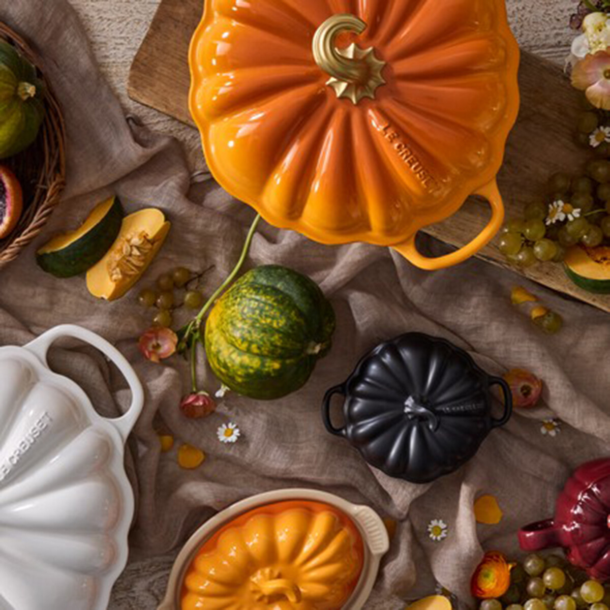 Cocotte citrouille volcanique, LE CREUSET