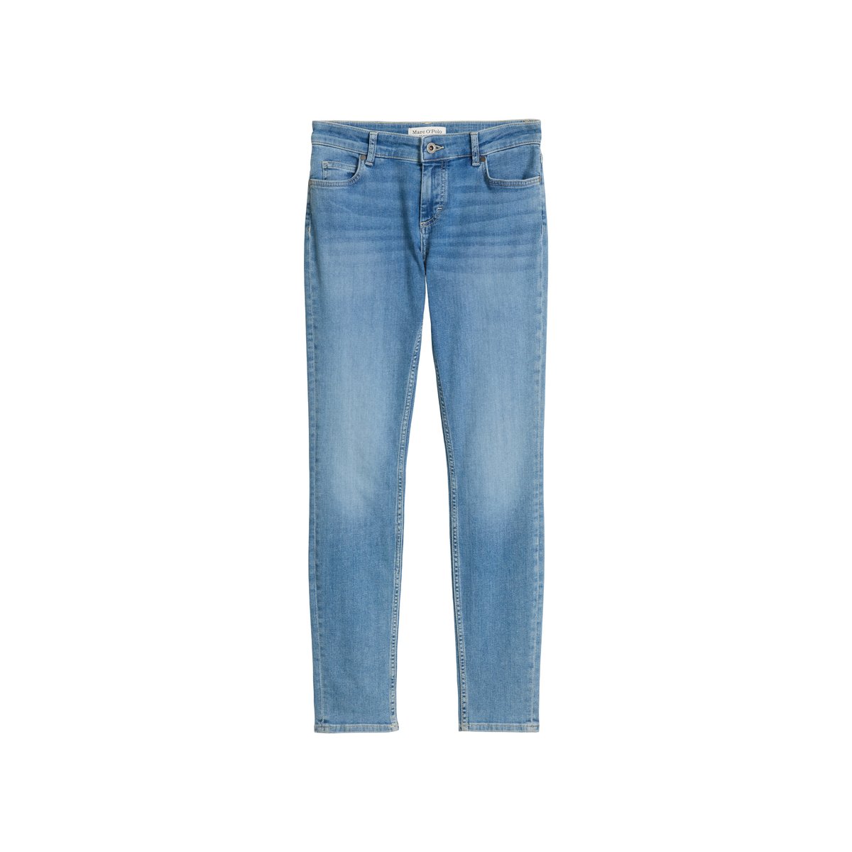 Jeans modèle Alby slim en Organic Cotton Stretch bleu, MARC O'POLO
