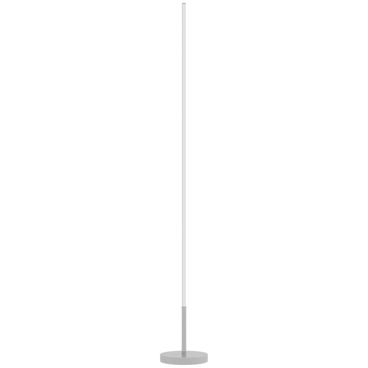 Lampadaire Acier Argent gris, HOMCOM