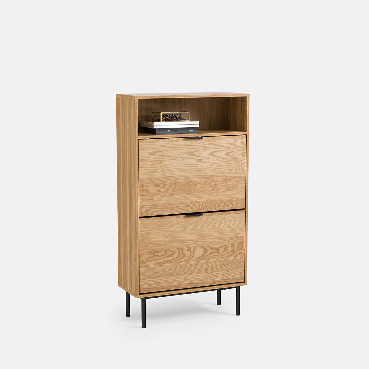 Armoire à chaussures 2 portes, Jarta bois/métal, LA REDOUTE INTERIEURS