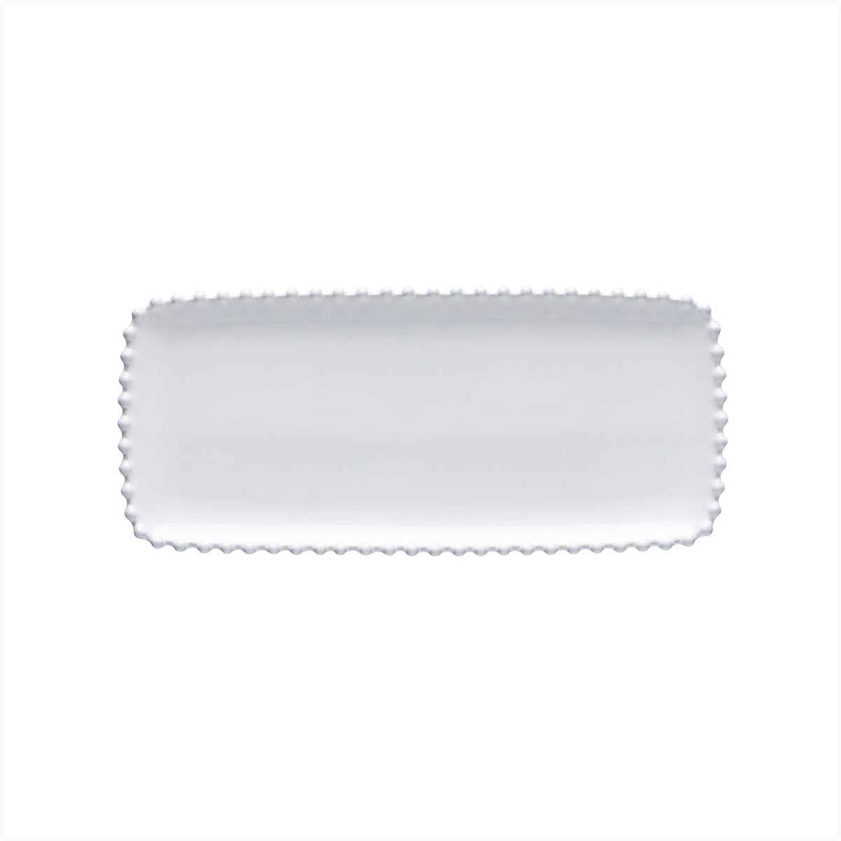 Plateau Rectangulaire Pearl blanc, COSTA NOVA