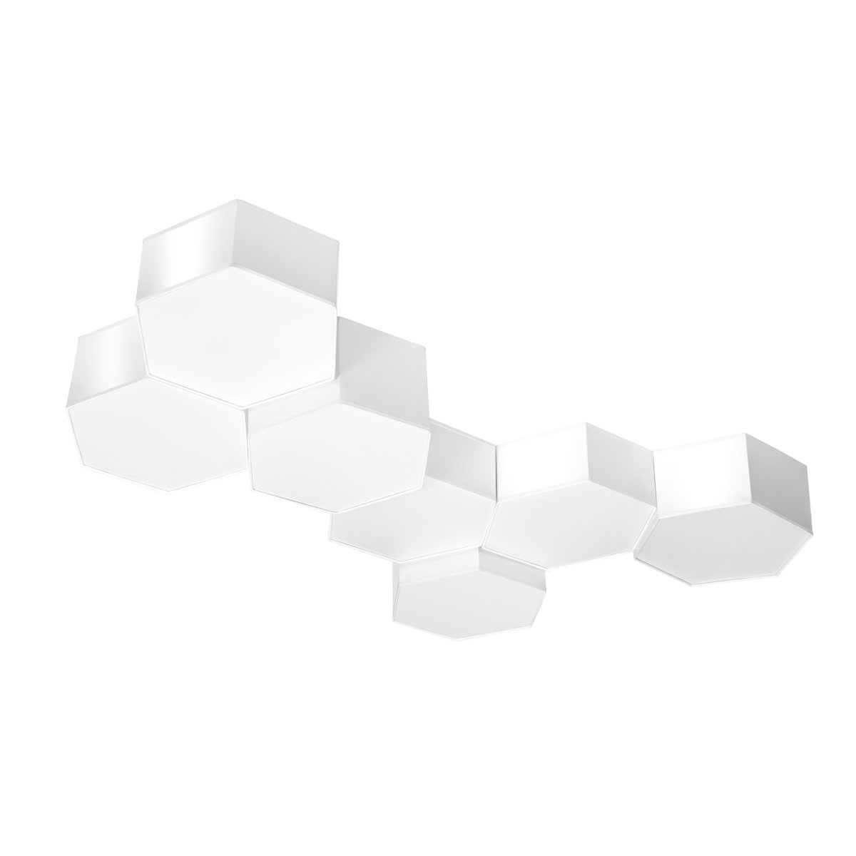 Plafonnier PVC Blanc E27 2 Sunde 11 blanc, EDEN